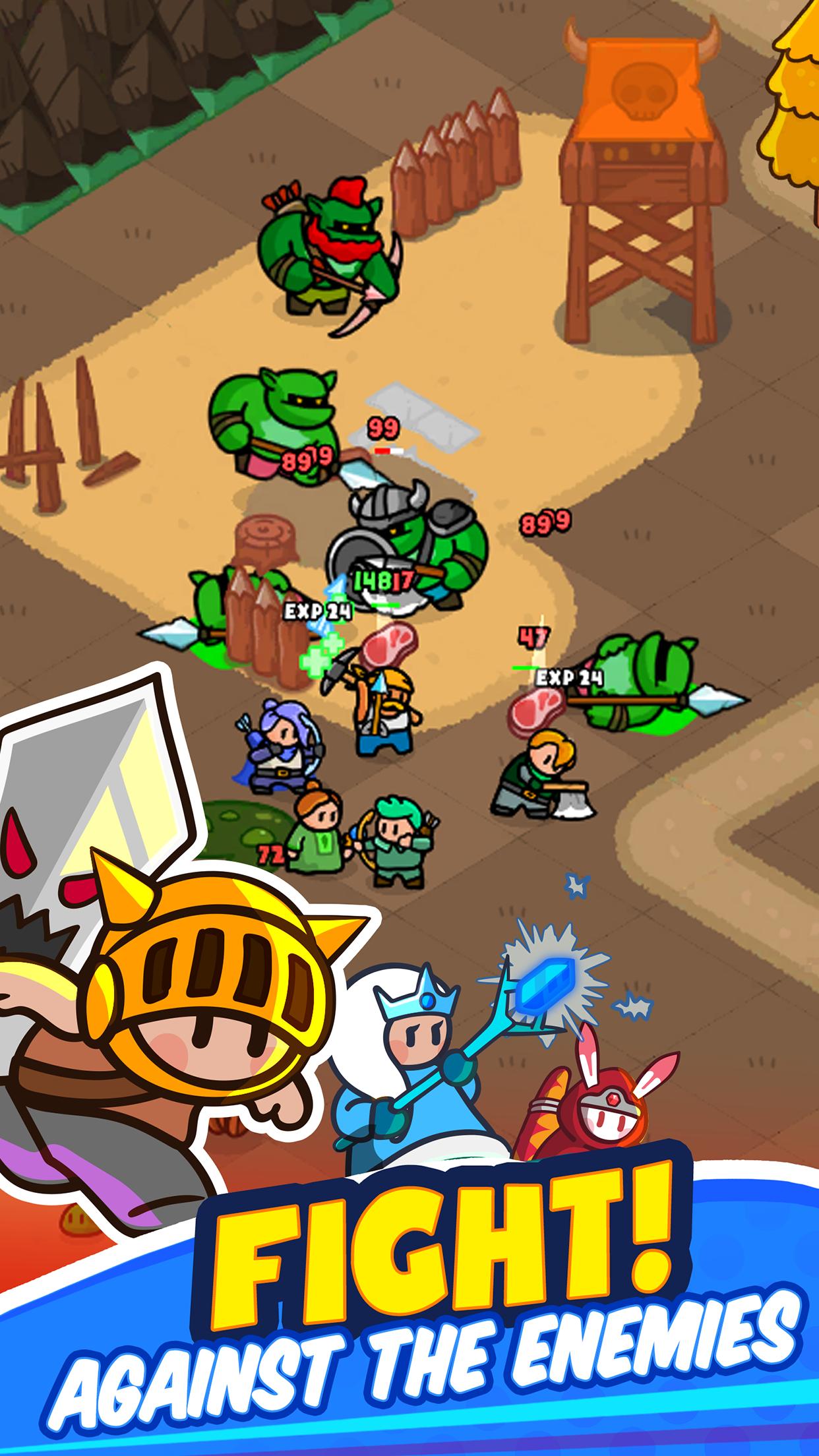 Rumble Heroes MOD APK Screenshot 5